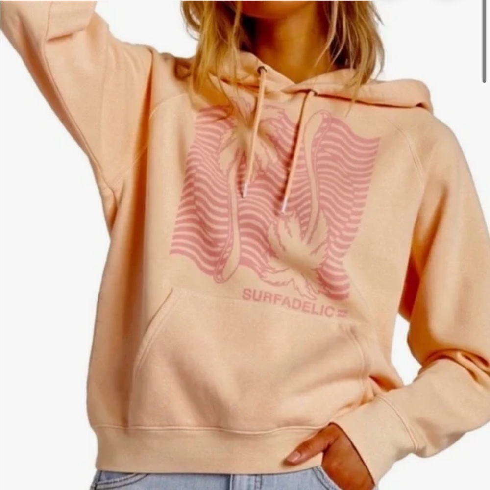 ~Pink Billabong Surfadelic Sweatshirt~